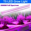 T5 Dual Full Spectrum Grow Lights Tube BULB 2000W LED GROW Lighting Plant Veg Lamps For On/Off Pull Chain inkluderade Oemled