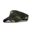 Bérets hommes Camouflage été soleil chapeaux tactique armée vide haut visière casquette femmes réglable Sports de plein air cyclisme Tennis chapeau de plage