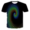 T-shirt da uomo 2022 Summer 3DT Shirt T-shirt divertente da uomo a maniche corte Comoda versione allentata casual di stoffa
