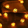 Str￤ngar 2m 20LED Halloween Pumpkin Ghost LED Light String Festival Bar Home Party Decor Prydnad f￶r leveranser