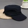 Baskenmütze Verstellbare Männer Militär Cap Sommer Herbst Casual Cadet Hut gewaschene Baumwoll -Flachdecke weibliche Vintage Armee Hüte Knochen Mann Mann