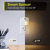 Nachtverlichting 1-10 stks LED-licht met schemering tot zonsopgang sensor plug in muur slaapkamer decor socket lampen voor kast hal pathway