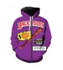 2023 New Hallowmas 3D Donna Uomo Tuta Pullover Harajuku Cerniera Più recente Backwoods Honey Berry Divertente Stare Zip Felpe con cappuccio Stampa Felpa da uomo Q015