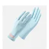 Gants de cyclisme dames Protection solaire été Uv mince glace soie Cool respirant couleur unie équitation en plein air