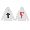 Designer Palms Fashion Hoodie Europe and America Brands Chaopai 999 Double Sided V Printing Spring Autumn High Street Mens and Womens Loose