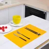 Tapis de table cuisine réfrigérateur tampon étanche antibactérien moisissure humidité multifonctionnel napperon armoire tapis réfrigérateur
