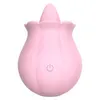 Massager zabawek seksu łechtaczka sutka dildo dildo stymulator stymulator doustne produkty cipki ssanie języka lizanie róży Różowe zabawki dla WO7189532