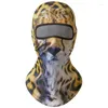 Capacetes de motocicleta Balaclava respirável máscara facial completa para homens Mulheres estampas de animais 3D Funny Halloween pescoço quente à prova de poeira Chapesar