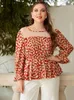 Chemise TOLEEN liquidation prix tenues mode Floral femmes grande grande taille hauts 2022 été surdimensionné Boho plage vêtements