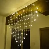 Strings 2m Led Stringa per tende Ghirlanda di luce Fata romantica Luci per feste in giardino Deco per esterni Decorazione natalizia per matrimoni per la casa