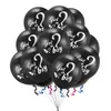 Party Decoration Boy Girl Ballons de 12 pouces Sexe révèlent il ou elle le latex Ballons Black Blue Rose blanc gonflable Globos Toys Baby1423564