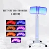 7 Renk Dikey LED Yüz Akne Fototerapi Biyo-Işık Terapisi Lamba Ayakta Biyo Işık Foton Terapisi PDT Makinesi