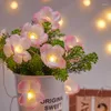 Strings LED String Lights Butterfly Flower Battery USB Garland Christmas Decor Holiday Valentine's Day Party Wedding Xmas Fairy Lighting