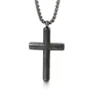 Classique Croix Pendentifs Collier Bijoux En Acier Inoxydable Plaqué Or Hommes Femmes Amant Cadeau Bijoux Religieux