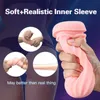 Sex Toy Massager Sex Machines Toys For Men Handsfree Erotic Sucking Vibrator BlowJob Masturbator Cup Vagina Pocket Cunt Vuxen Penis Produkt 18