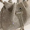 Kvällspåsar Sparle Diamond Ita Bag Mini Women Handbag Luxury Designer Ladies Trend Party Högkvalitativ sida