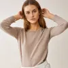 Womens Knits Tees adishree woman winter 100% Cashmere sweaters and auntmun knitted Pullovers High Quality Warm Female Oneck Black top 220930