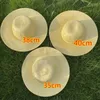 Berets Rayon Straw Hat Female Sunshade Arbor Day Farmers Beach Summer Children Sunscreen Construction Site Big Brim Male Sun Garden