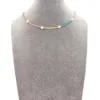 Girocollo Go2Boho Collane di perline multicolori Collana di perle imitazione per le donne Perline delicate Gioielli carini di moda