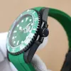Sports Watch Automatic Mechanical Mens 40mm Rubber Strap 2836 Movement Sapphire Crystal Super Luminous Wristwatches