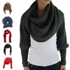Scarves WInter Arrival Women Lady Knitted Sweater Tops Cotton Blend Scarf With Sleeve Wrap Warm Shawl