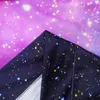 Perde Dış Uzay Karartma Perdeleri Samanyolu Renkli Gezegen Nebula Yıldızlı Gökyüzü Astronomi Oturma Odası Yatak Odası