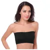 Bustiers korsetter Kvinnor Wrap Chest Breattable Strapless Seamless Push Up Bh Tops Summer Underwear Sexig underkläder Tube Top