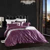 Bedding Sets Mulberry Silk Set Both Sides 25Momme Nature Comforter Cover With Button Closure Soft Comfy Bed Sheet Pillowcase