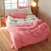 Bedding Sets Long Hair Fur Velvet Soft Winter Set Cashmere Thinken Warm Fleece Duvet Pillowcase& Bed Bedcloth Cover