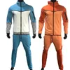 Herrbanor m￤n sweatsuit tech fleece hoodie bomull stretch tr￤ning slitage m￤rke god kvalitet kappa tr￶jor sport set kl￤der 220930