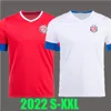 2022 Kostaryka piłkarska Jersey Home 22 23 J.Vargas Duarte A.Contrera Venegas J.Campbell G. Torres F. Calvo Football Mundurs Koszulki dla dorosłych krótkie rękawy