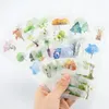 Gift Wrap 6Sheets/Lot Forest Plants Scenery Paper Sticker Decoration Stickers Diy For Craft Diary Scrapbooking Planner Etikett