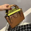 Bolsas de mensageiros de alta qualidade Bambu Slub Bag Mandenador feminino No início do outono novo