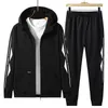 Men's Tracksuits Tracksuit Set Men Sweatsuits Casual Jogging Sets Long Slevve Hooded Zipper Cardigan Jacket Man Sports Suit Oversize Suit 8XL 220930