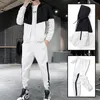 MEN MENTURITS Autumn Sports Suit Suit Men Justic و Broursers اثنين