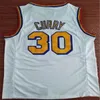 College b￤r ny stad Stephen 30 Curry James 33 Wiseman Tim 10 Hardaway Basketball Jersey NCAA Jersey Blue White Black Color