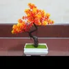 装飾的な花人工花小さな盆栽オフィスルームホームガーデンバルコニーウィンドウカフェ装飾アレンジメントシミュレーションポットアート