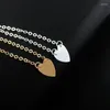 Charm Bracelets Fashion Simple Chain Peach Heart Bracelet Anklet Gold Ladies Stainless Steel Gift Support Wholesale