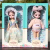 Neue 30 cm BJD MODE Spielzeug Prinzessin PUPPE Mit Kleidung Kinder Puppen Mädchen Baby Schöne Dress Up Geburtstag Geschenke 3D Augen 1129