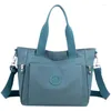 Shopping Bags Women Waterproof Nylon Shoulder Bag Books Ladies Casual Handbag Tote Reusable Large Capacity Beach