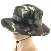 Bérets 20 couleurs Camouflage Boonie chapeau épaissir armée militaire casquette tactique chasse randonnée escalade Camping seau chapeaux pour hommes