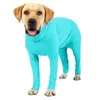 Ropa para perros, pijamas para perros grandes, ropa para mascotas, mono, disfraz, abrigo de cuatro patas de manga larga, ropa de recuperación grande