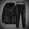 Men's Tracksuits Sweater Set Spring e Autumn Sports Leisure Pants TwoPiece Confir