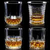 Mugs Glass Lead Free Crystal Creative Individuality Square Whisky Wine Cup Special Shaped Spirit Cocktail Mug Novelty Travel