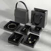 Jewelry Gift Boxes Necklace Bracelet Earrings Ring Storage Organizer Cardboard Jewellry Packaging Box Container with Sponge Inside