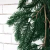 Dekorativa blommor 180 cm Artificial Plant Pine Needles rotting för hembröllop el office winding falsk vinstock julfest dekoration