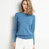 Women's Sweaters Women's Female Slim O-Neck Pullover Cashmere Wool Blending Sweater Autumn And Winter Long-Sleeved Knit Bottoming Shirt