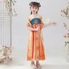 Robes de fille Robe pour enfants Style chinois Tang Ancient Hanfu Girl's Casual