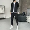 Men's Tracksuits Autumn and Winter Coat Trousers Korean Style Hooded Suits Men's Sport Suit Casual Wear Fashion 220930