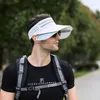 Berets Sun Hat Man Summer Soisor Outdoor Sports складной пустой кепку Fitness Sunscreen без верхнего поглощения пота